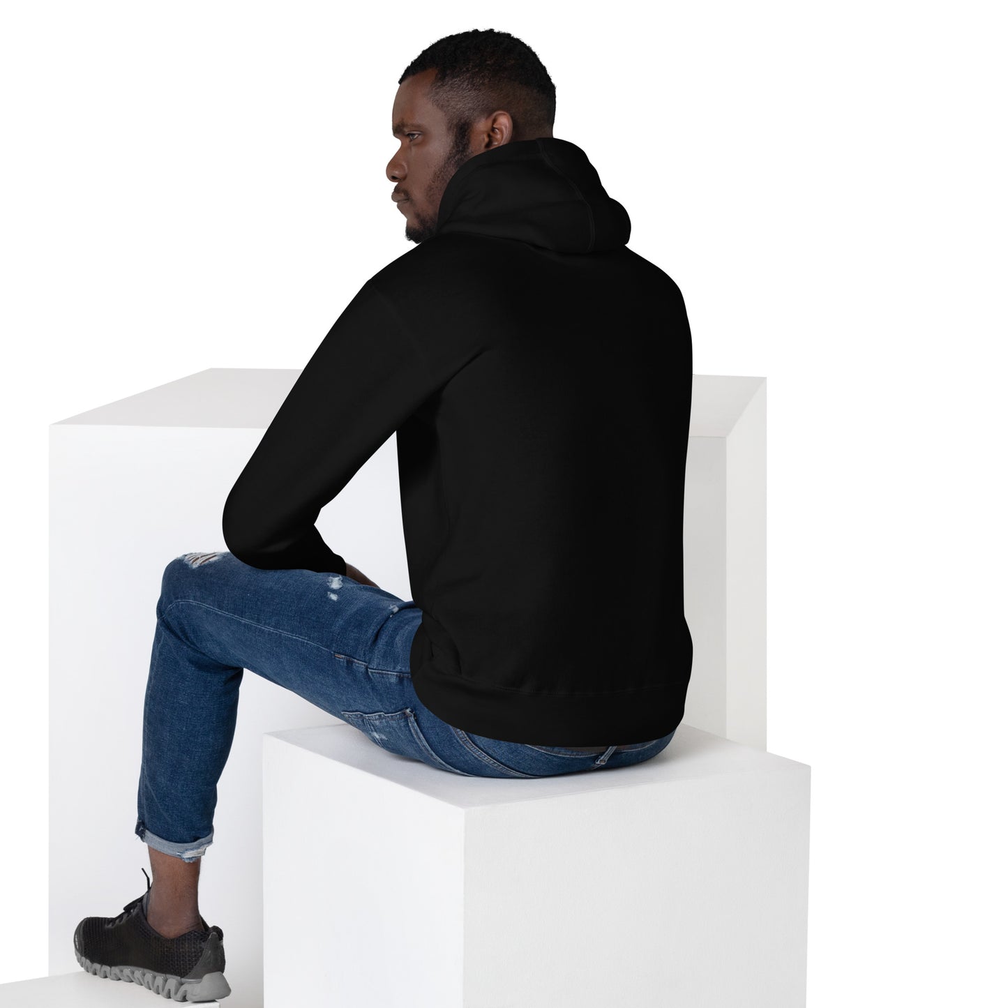 Bad Dogs Street Hoodie (Black- Light logo)