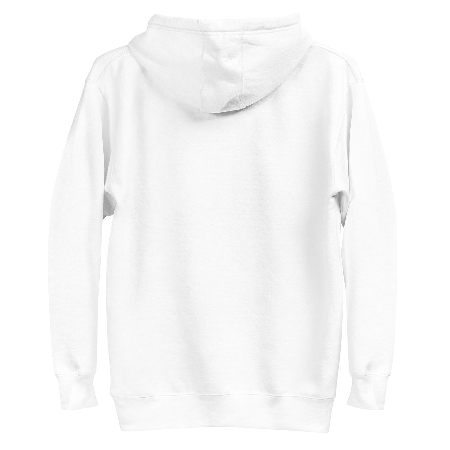 Bad Dogs Basic Hoodie (White- Dark logo)