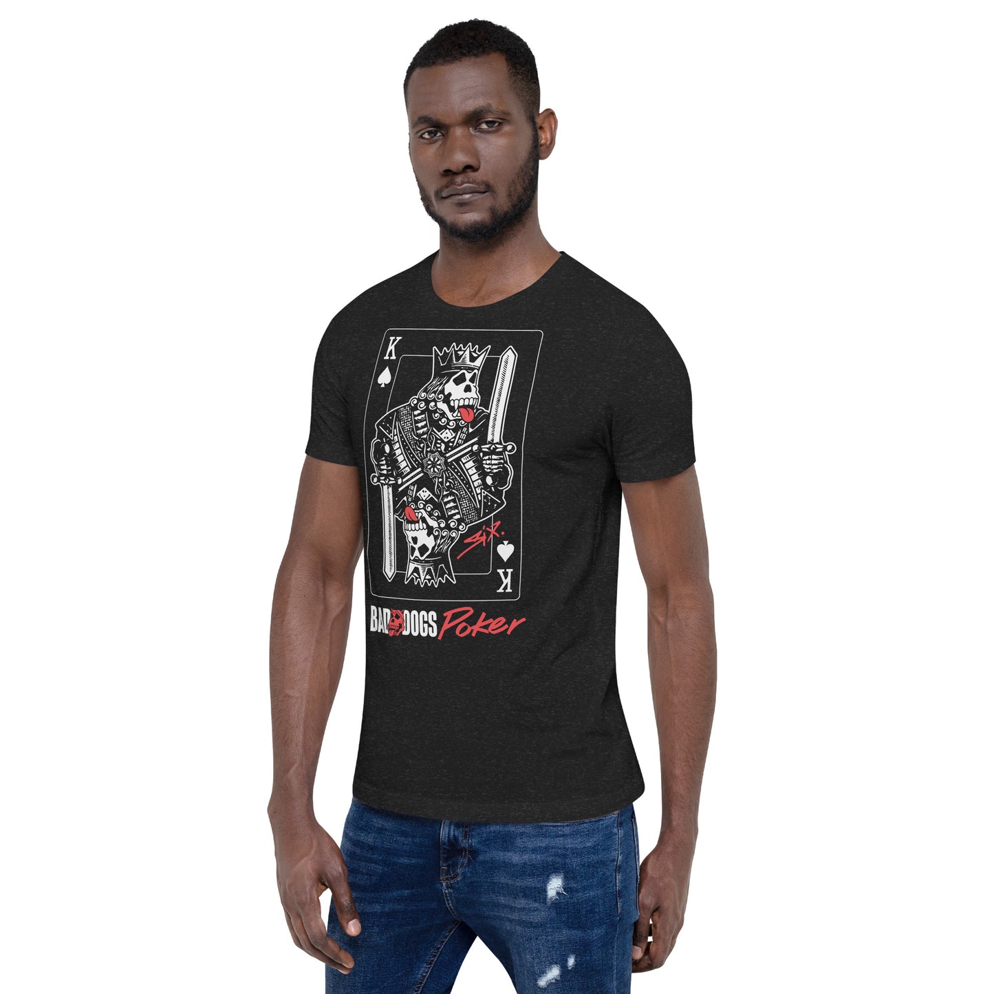 Bad Dogs Poker King T-Shirt (Black)