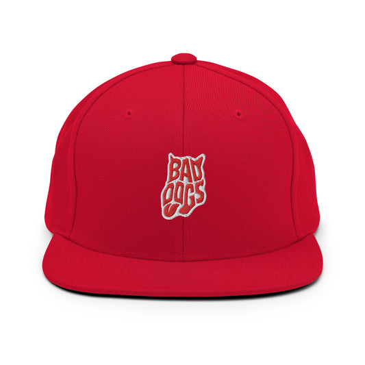 Bad Dogs Red Classic Snapback