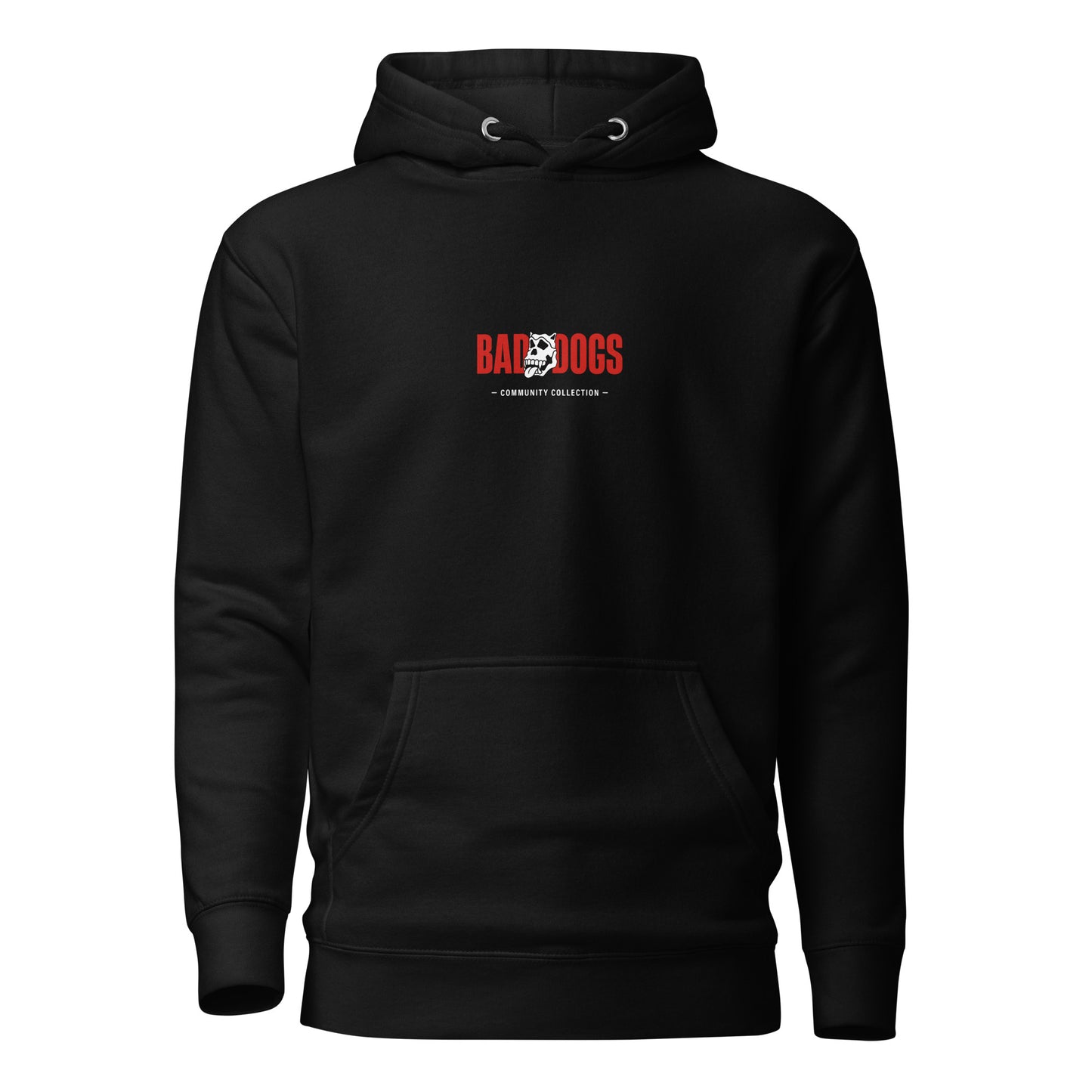 Bad Dogs Pack-Life Hoodie (Black-Red logo)