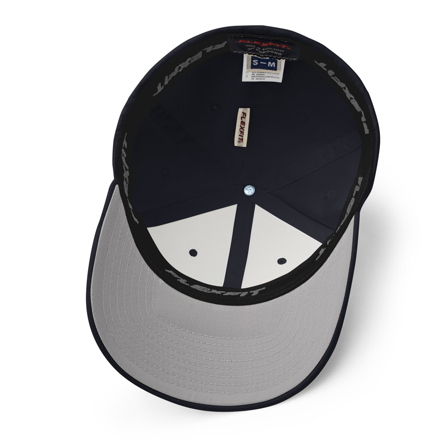 Bad Dogs FlexFit Baseball Cap (Black - Dark Circle logo)