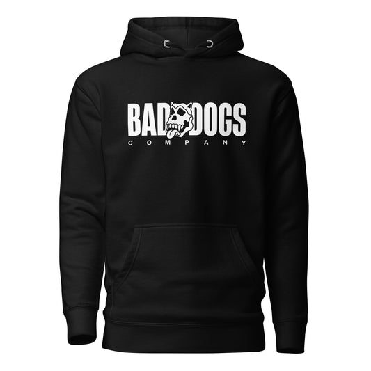 Bad Dogs Basic Hoodie (Black- Light logo)