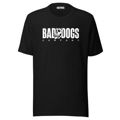 Bad Dogs Basic T-Shirt (Black-Light logo)