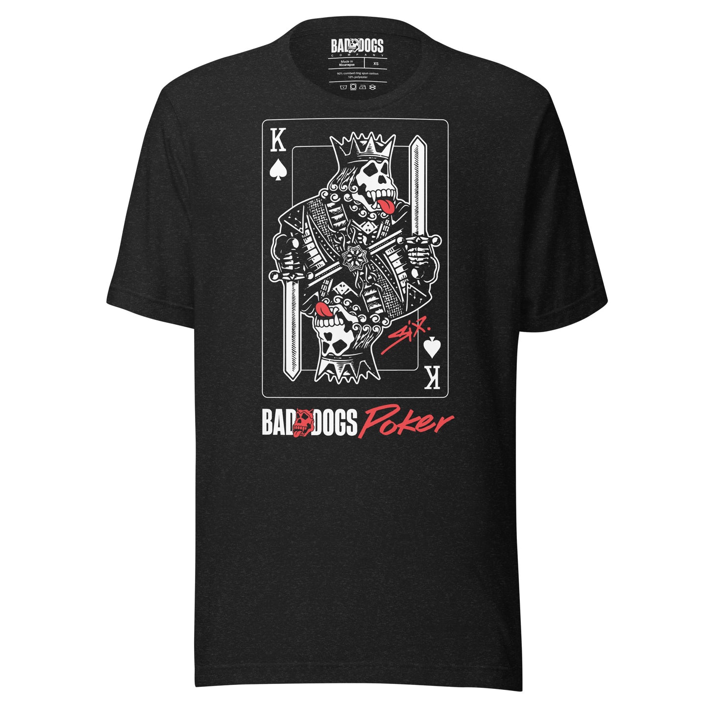 Bad Dogs Poker King T-Shirt (Black)
